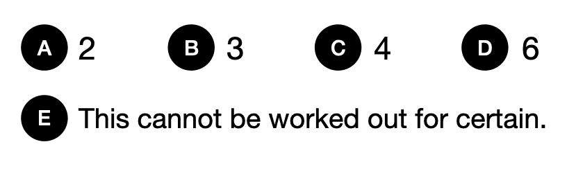 A是多少-数字逻辑推理-1120107 - candidate answer list
