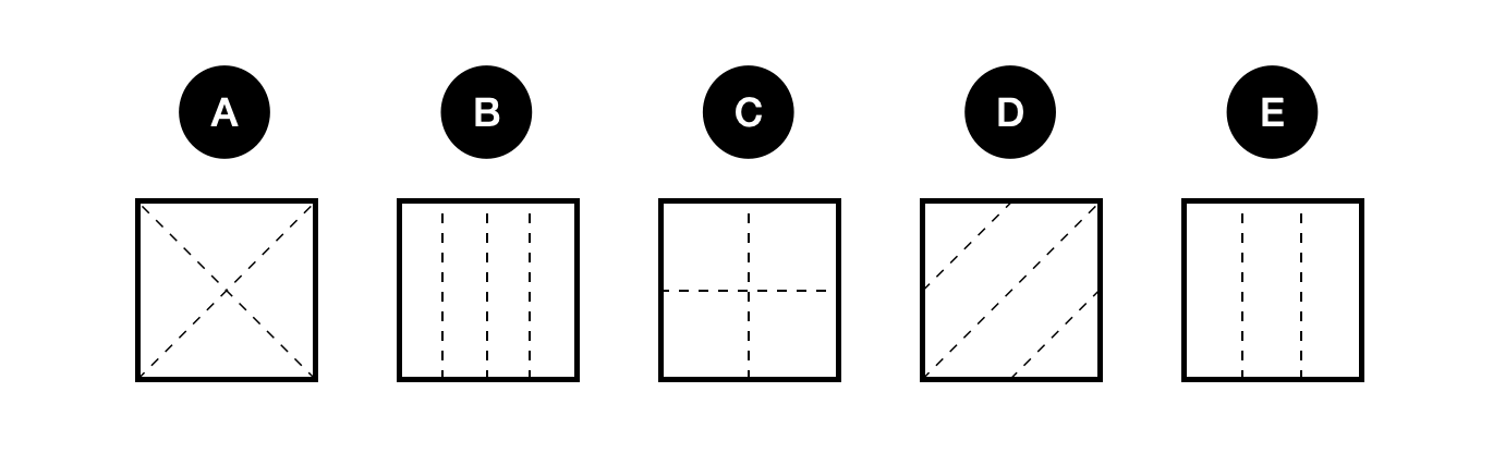 折纸-空间推理-1120702 - candidate answer list