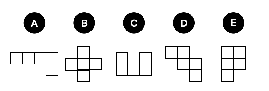 拼图形-空间思维 - candidate answer list